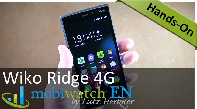 Wiko Ridge 4G: Details and First Test Results of the Sexy Mobile – Hands-on Video