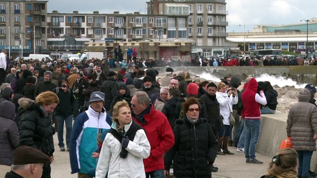 Marée du siècle au Tréport et à Mers 21/3/2015