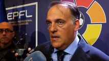 Javier Tebas, sobre los derechos de TV