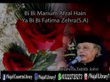 Bibi Maryam afzal hain ya bibi fatima s.a !! allama Talib Johri