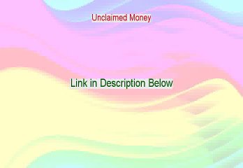 Unclaimed Money Free PDF (Get It Now 2015)
