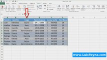 21.Curso Excel 2013 Ordenar datos en Excel (Clase 21 de 25)
