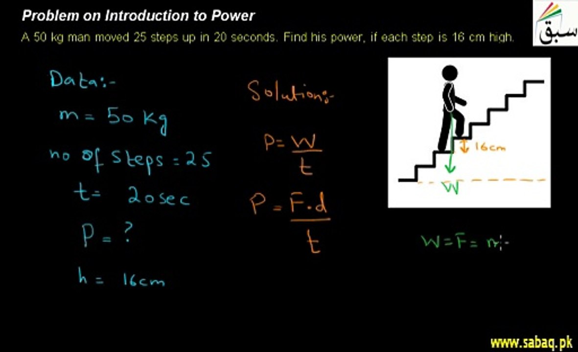 Problem on Introduction to Power