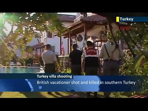 British vacationer shot and killed in southern Turkey