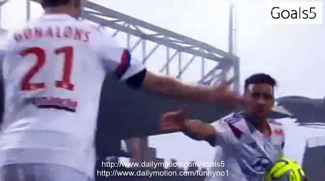 Gonalons M Penalty Goal Lyon 1 - 1 Nice Ligue 1 21-3-2015