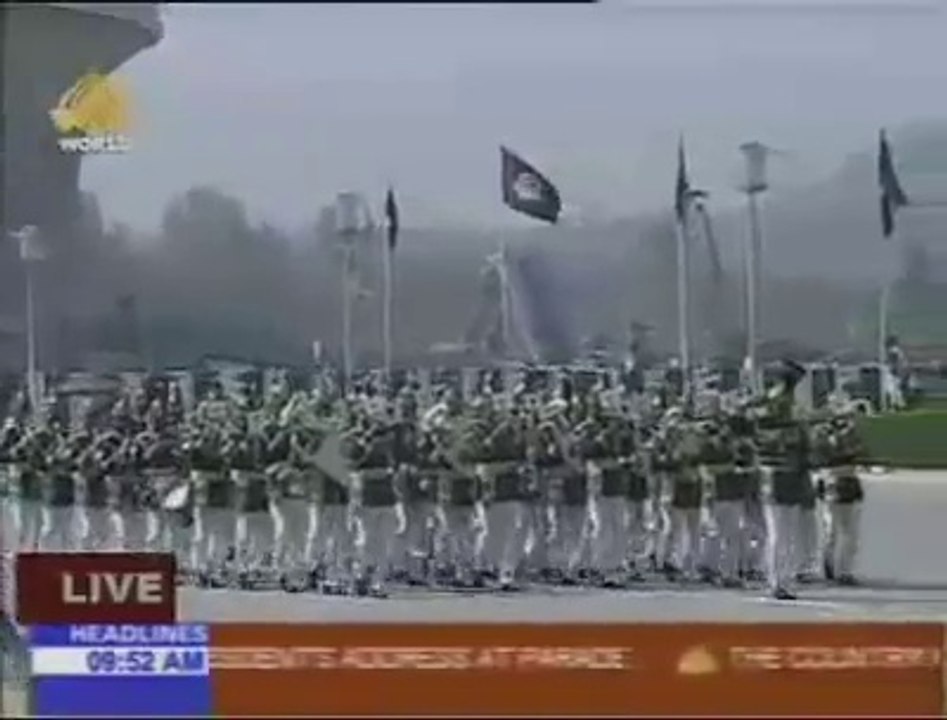 Pak Army Nurses - 23rd March Parade-