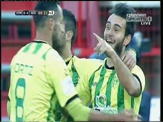 Ermis-AEK Goal Monteiro 90+1