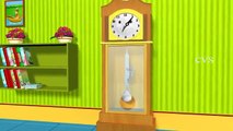 Hickory dickory Dock - 3D Animation English Nursery Rhymes for children with Lyrics