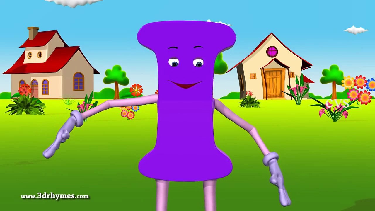 Learn English Alphabet - Letter I Song - 3D Animation Preschool rhymes for children