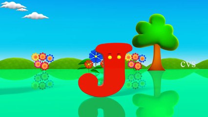 Learn English Alphabet for kids ( ABCD Song) - 3D Animation rhyme Fun