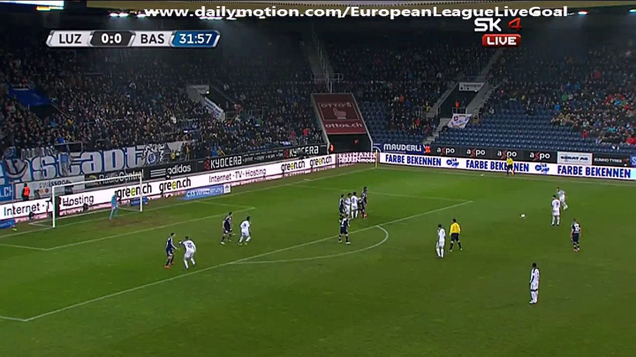 Shkelzen Gashi 0:1 Great Goal | Luzern - Basel 21.03.2015 HD
