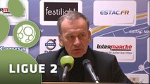 Conférence de presse ESTAC Troyes - US Créteil-Lusitanos (2-0) : Jean-Marc FURLAN (ESTAC) - Thierry FROGER (USCL) - 2014/2015