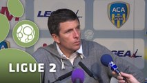 Conférence de presse AC Arles Avignon - GFC Ajaccio (0-0) : Victor ZVUNKA (ACA) - Thierry LAUREY (GFCA) - 2014/2015