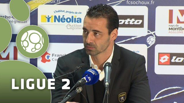 Conférence de presse FC Sochaux-Montbéliard - Châteauroux (3-0) : Olivier ECHOUAFNI (FCSM) - Cédric DAURY (LBC) - 2014/2015