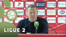 Conférence de presse Stade Brestois 29 - Stade Lavallois (0-0) : Alex  DUPONT (SB29) - Denis ZANKO (LAVAL) - 2014/2015