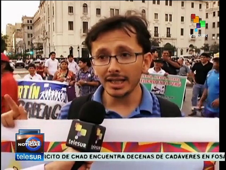 Perú: protestan por entrada de tropas de EE.UU. al país