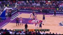 three point of the glass - Navarro, - KK Crvena Zvezda - FC Barcelona Bàsquet