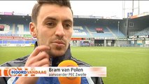 Groninger topscorer staat niet in de basis bij PEC Zwolle - RTV Noord