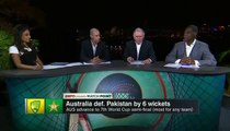 Wahab Riaz fight with Shane Watson Australia vs Pakistan Highlights QuarterFinal Best Spell