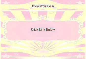 Social Work Exam PDF Free (social work exam questions free)
