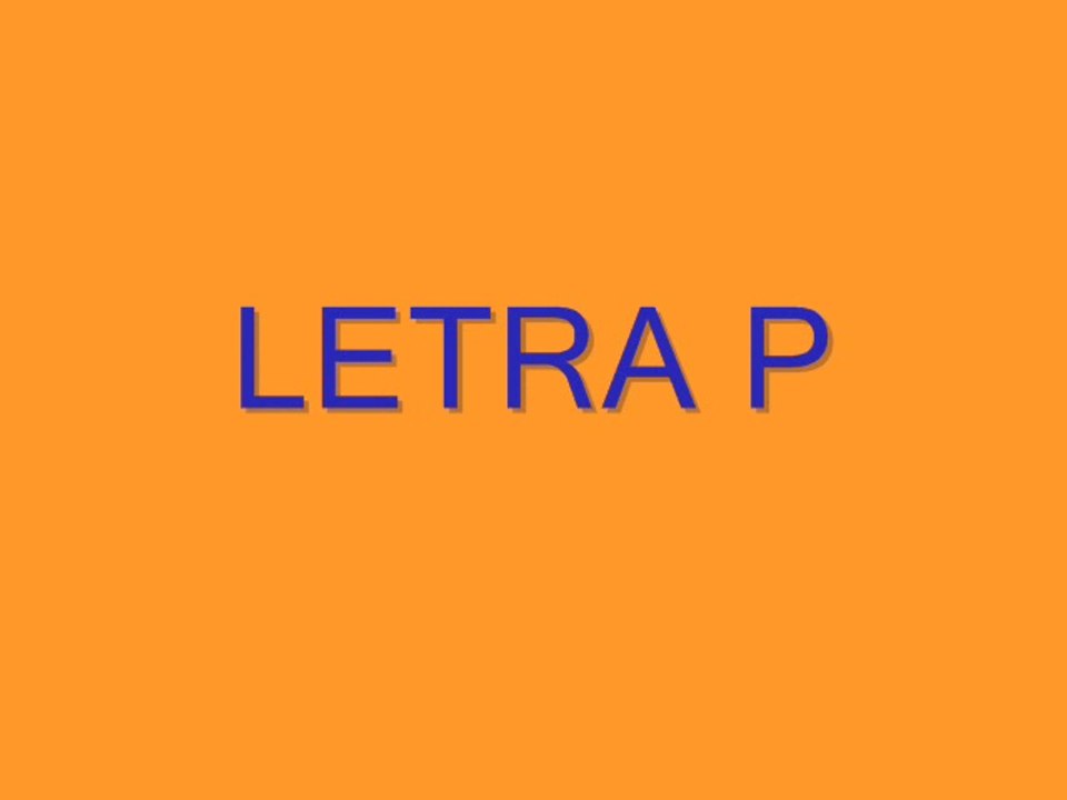 LETRA P