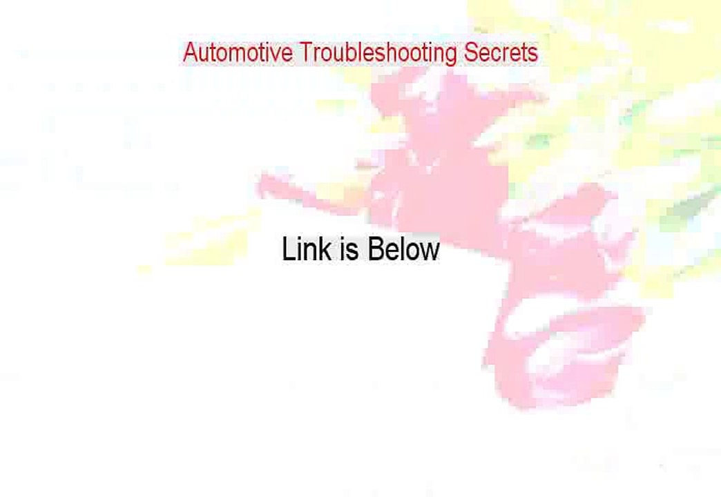 Automotive Troubleshooting Secrets Free PDF [Automotive Troubleshooting Secretsautomotive troubleshooting secrets 2015]