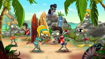 Plants vs Zombies 2 - Beach Wave Trailer