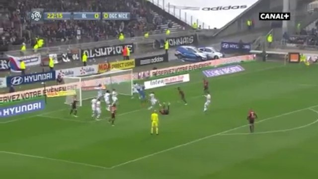 le superbe retourné acrobatique de Carlos Eduardo lors de Lyon - Nice