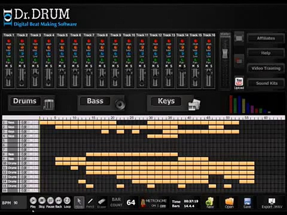 Make Your Own Rap Beats With Dr Drum Beat Making Software