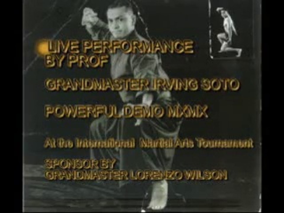 Grandmaster Irving Soto live Atemi Aiki jujitsu demo at the international Tournament in SD, CA.