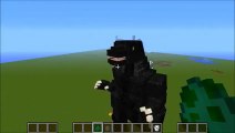 GODZILLA VS BURNING GODZILLA - Minecraft Mob Battles - Mods - Godzilla Mod