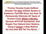 Ovarian Cyst Miracle - Cure Ovarian Cysts and PCOS Naturally