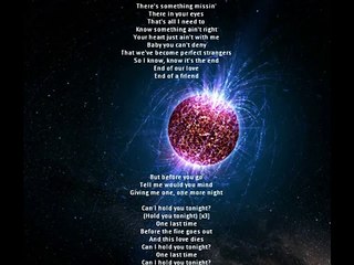 Claude Kelly - Hold u Tonight (lyrics)