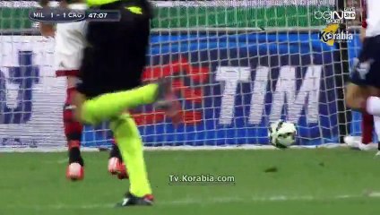 أهداف مباراة  ميلان  و كالياري الدوري الإيطالي - HD 2015