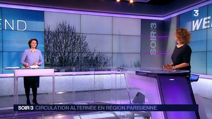 La circulation alternée dès lundi à Paris et en proche banlieue