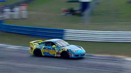 Sebring2015 Probert Spins Holton Crashes into Him