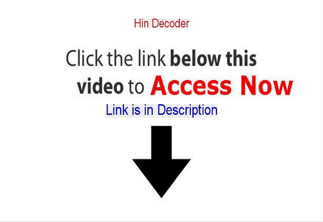 Hin Decoder Reviews [Video Review 2015]