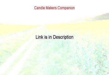 Candle Makers Companion Download PDF (Legit Download)
