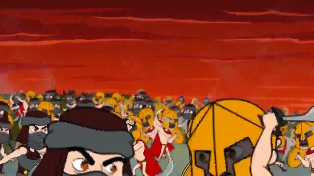 Ara Gaz Çizgi Filmi Kuşum Aydın ile 300 Spartalı