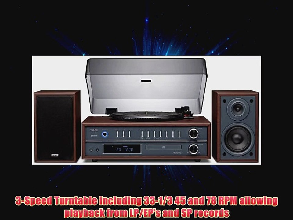 Teac LPP1000CH AllInOne Turntable Speaker System with Bluetooth