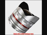 Rokinon 8mm F28 UltraWide Fisheye Lens for Sony Emount and NEX Cameras Silver