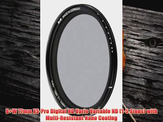BW 77mm XSPro Digital ND Vario Variable ND 15 Stops with MultiResistant Nano Coating