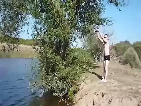 Тарзанки то ох какой прыжок в воду Легко и несложно