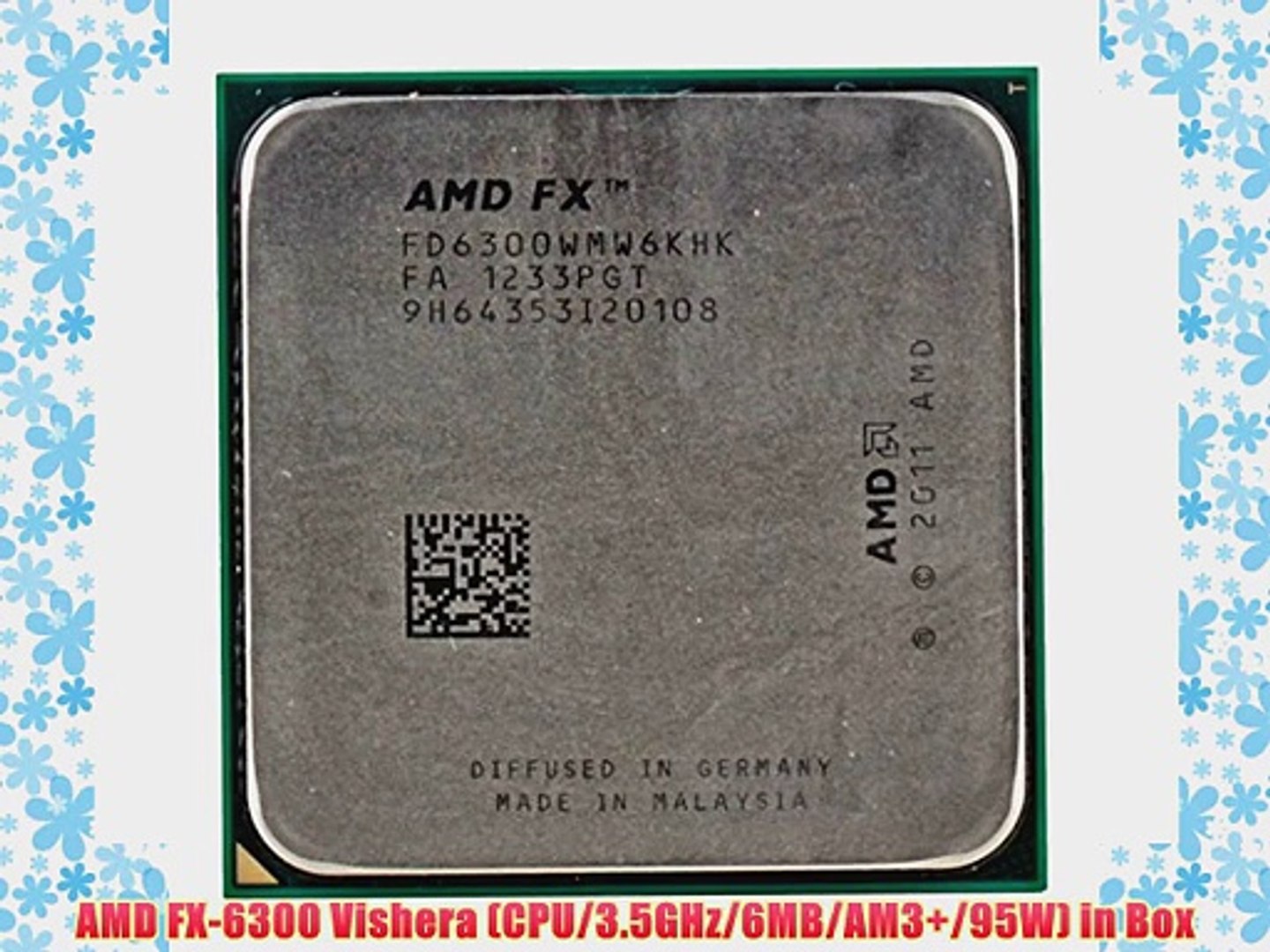 Amd Fx 6300 Vishera Cpu 3 5ghz 6mb Am3 95w In Box Video Dailymotion