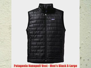 Patagonia Nanopuff Vest Mens Black XLarge