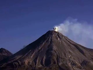 Volcano Eruption Time Lapse 墨西哥德科利馬火山
