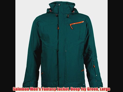 Salomon Mens Fantasy Jacket Deep Ivy Green Large