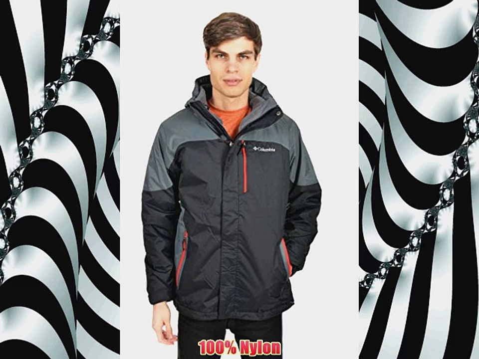 Columbia Sportswear Summit Lift Interchange Colorblock 3 in 1 Jacket Men XLarge Black Grey