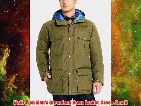 Fjallraven Mens Greenland Down Jacket Green Small