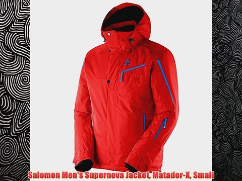 Salomon Mens Supernova Jacket MatadorX Small